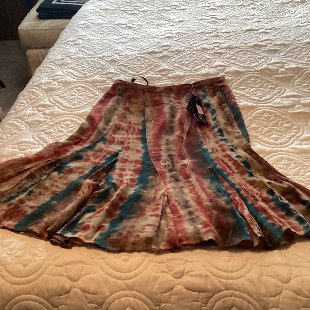 Ann Klein ladies 100% silk skirt, NWT, size 8 - Picture 4 of 14
